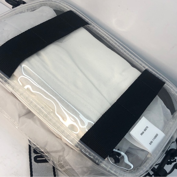 UGG Black and Clear Janey II Transparent Crossbody Belt-bag Clutch - Picture 9 of 11